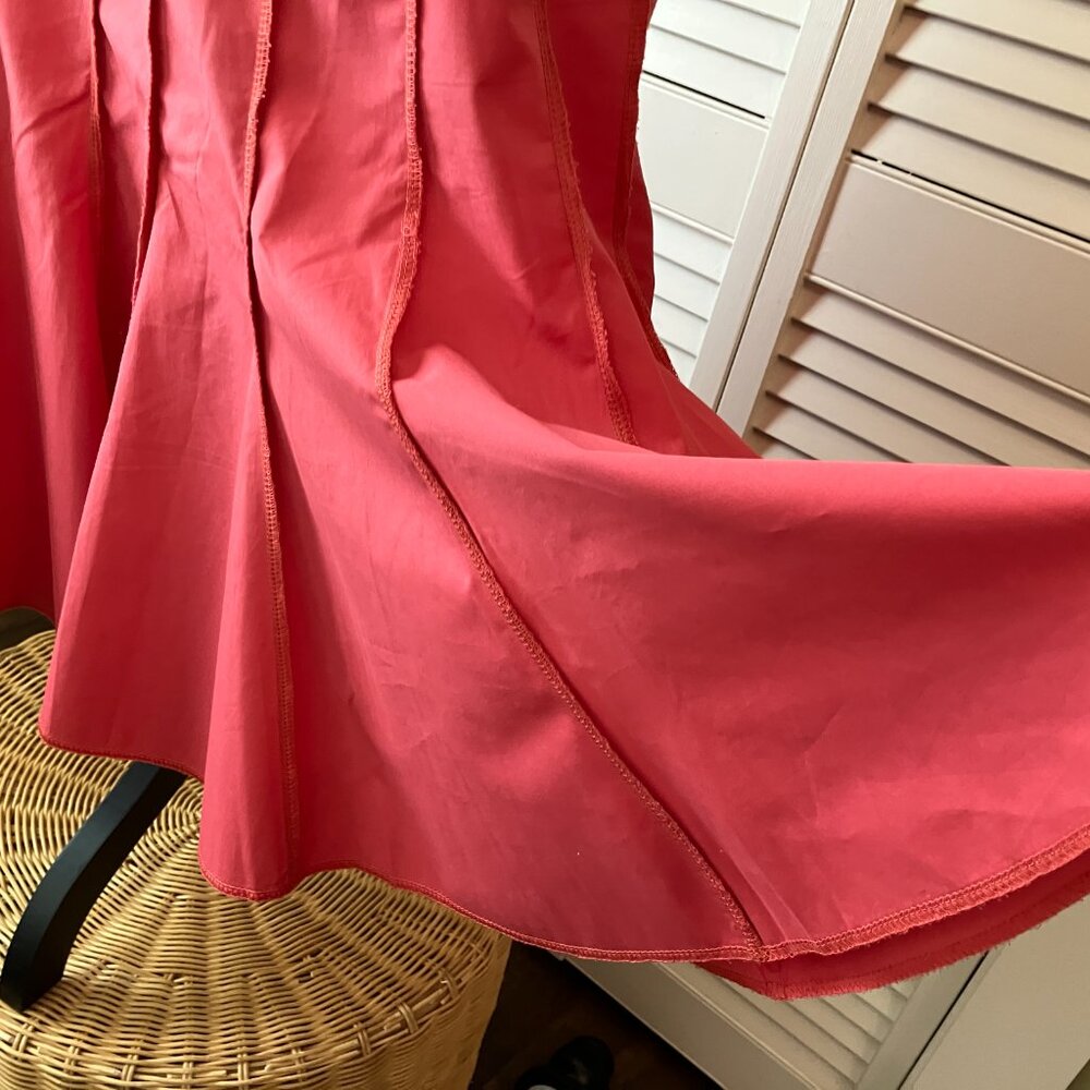 Two Star Dog 16-panel flippy coral midi skirt - Picture 7 of 10